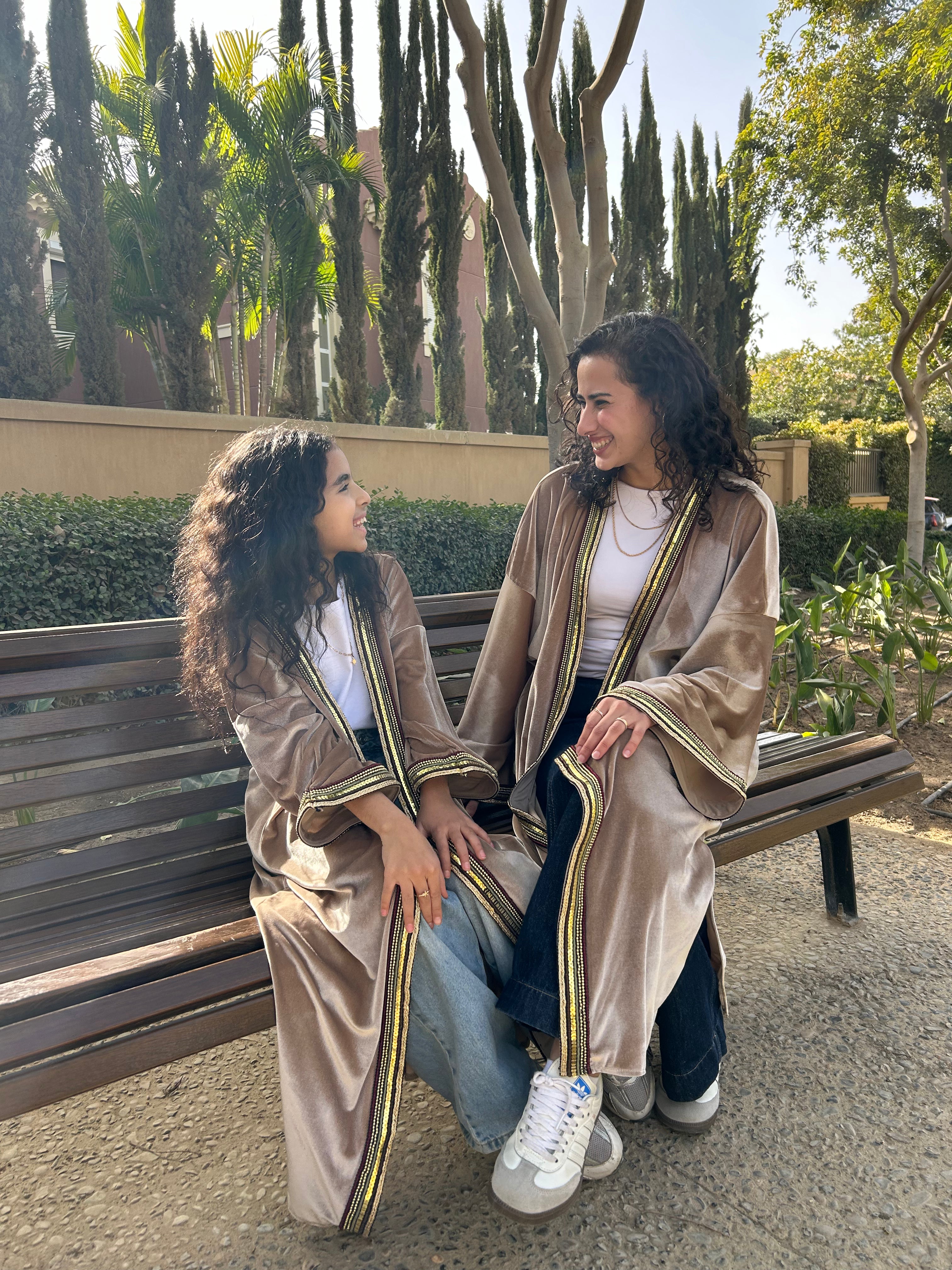 Kids Essential Beige Kaftan